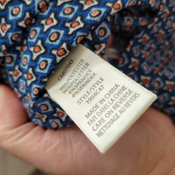 Max Studio Navy and Blue Jumpsuit - Picture 3 of 7